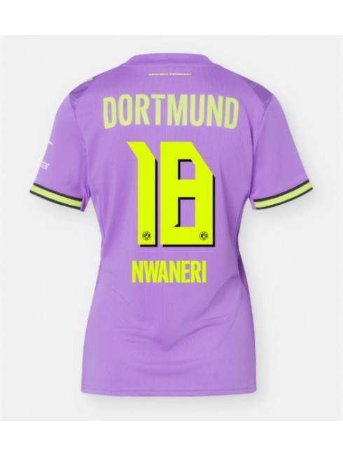 Borussia Dortmund Ethan Nwaneri #18 Replika Tredje Kläder Dam 2026-27 Kortärmad Borussia Dortmund Ethan Nwaneri #18 Replika Tredje Kläder Dam 2026-27 Kortärmad